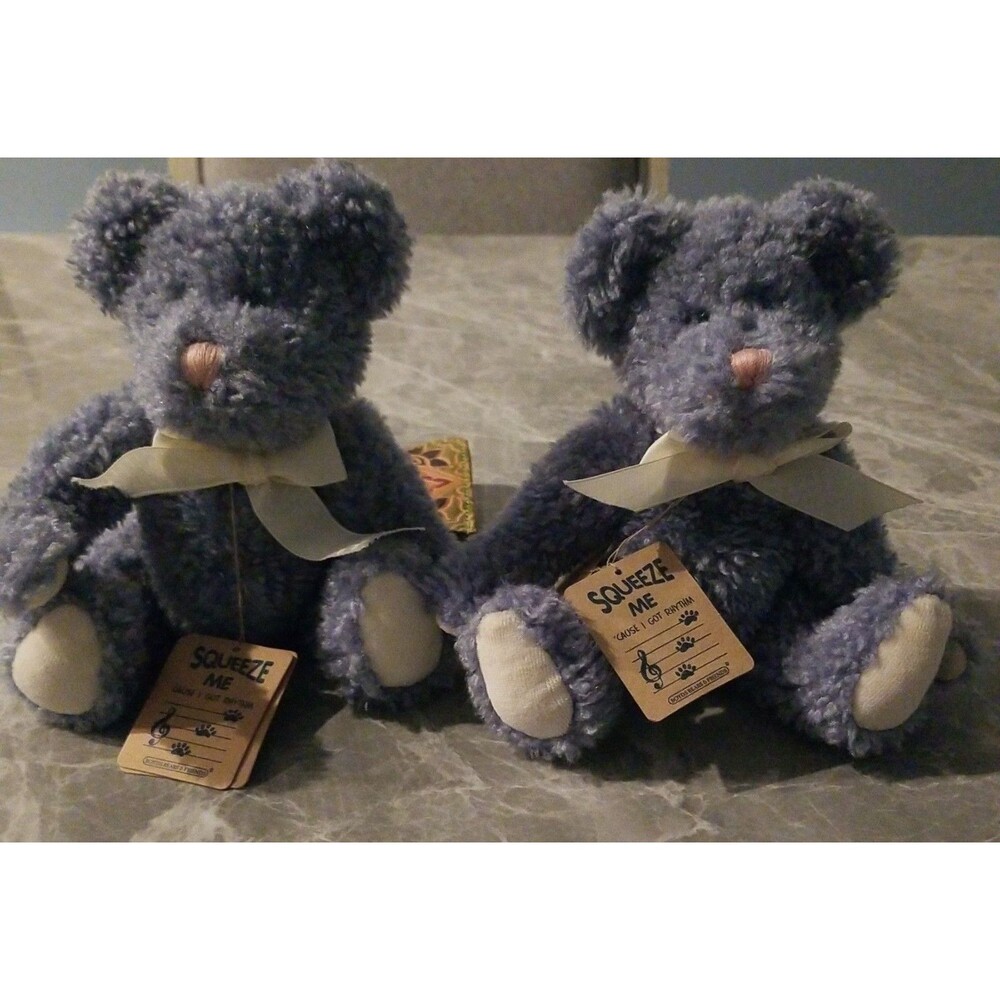 Vintage pair of Boyds Bears Plush Baby Boyds